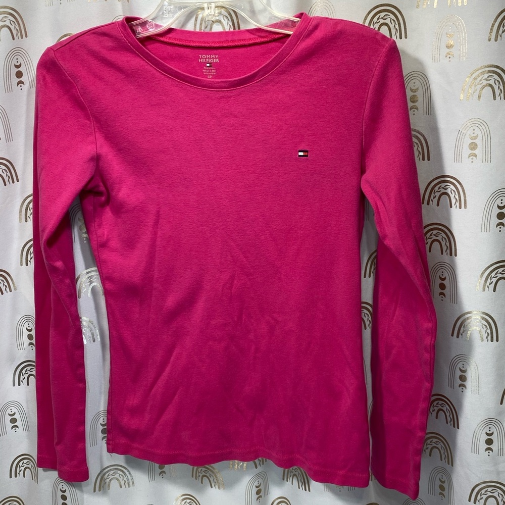 Tommy Hilfiger Vibrant Pink Knit Top